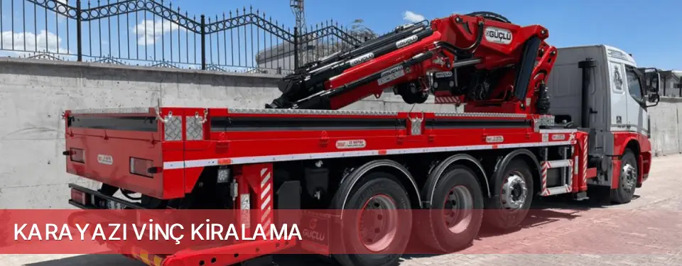 Karayazı İlçemi Vinç Kiralama